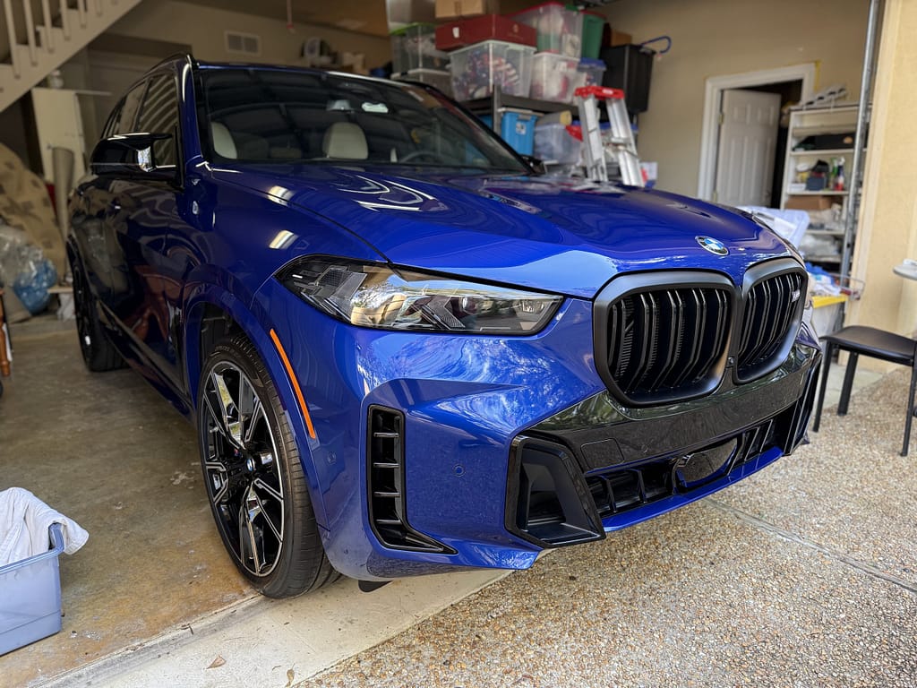 A BMW in Tallahassee, FL after having ceramic coating applied.